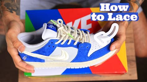 hoe vallen nike dunks|Nike dunks lacing.